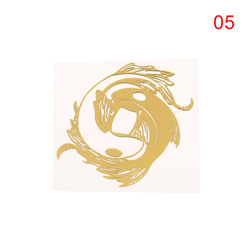 Five Emperors' Money Dissolves Door To Door Eight Trigrams Metal Stickers