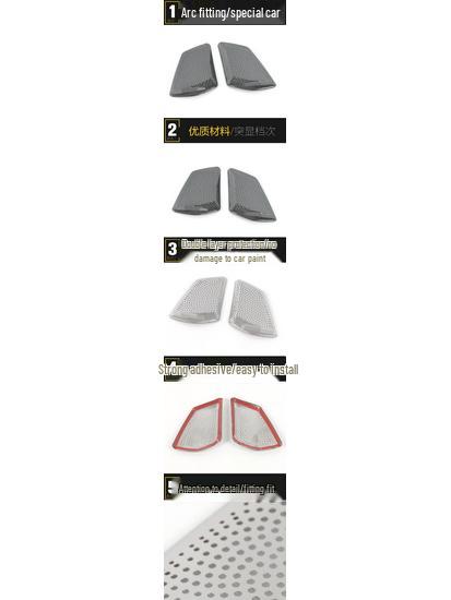 Stainless Steel Front A-Pillar Speaker Cover for 20-22 3 Series