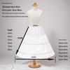 Girls' Princess Dress Crinoline: Puffy Evening & Wedding Skirt with Soft Steel Fishbone