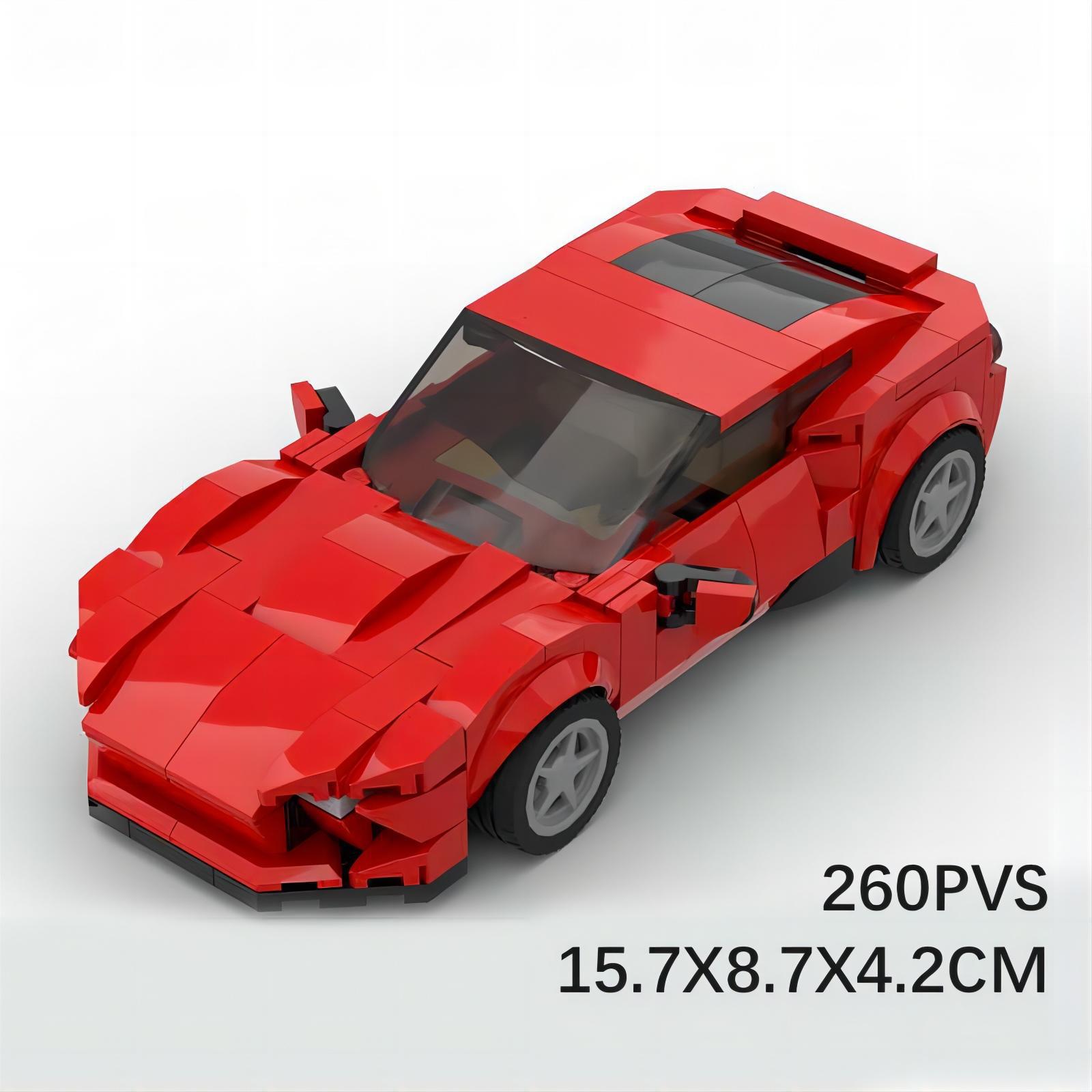 

Рим Рим Восьмиштифтовый Суперкар Строительные блоки - Совместимы с Лего