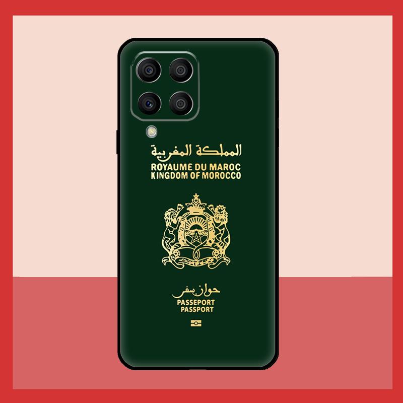 Morocco Flag Coat Of Arms Case For Samsung Galaxy M11 M31 M14 M34 M54 M12 M32 M52 M15 M13 M06 M16 M36 M56 M53 M35 M55
