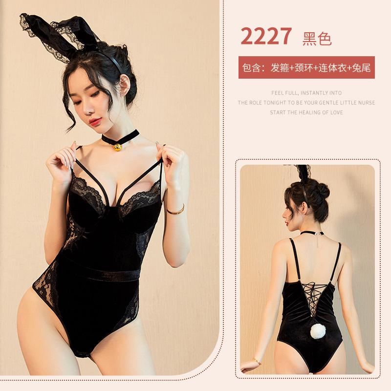 Sexy Lingerie Halloween Cosplay Bunny Uniform Seduction Skinny Cute Sexy Maid Suit Nightclub
