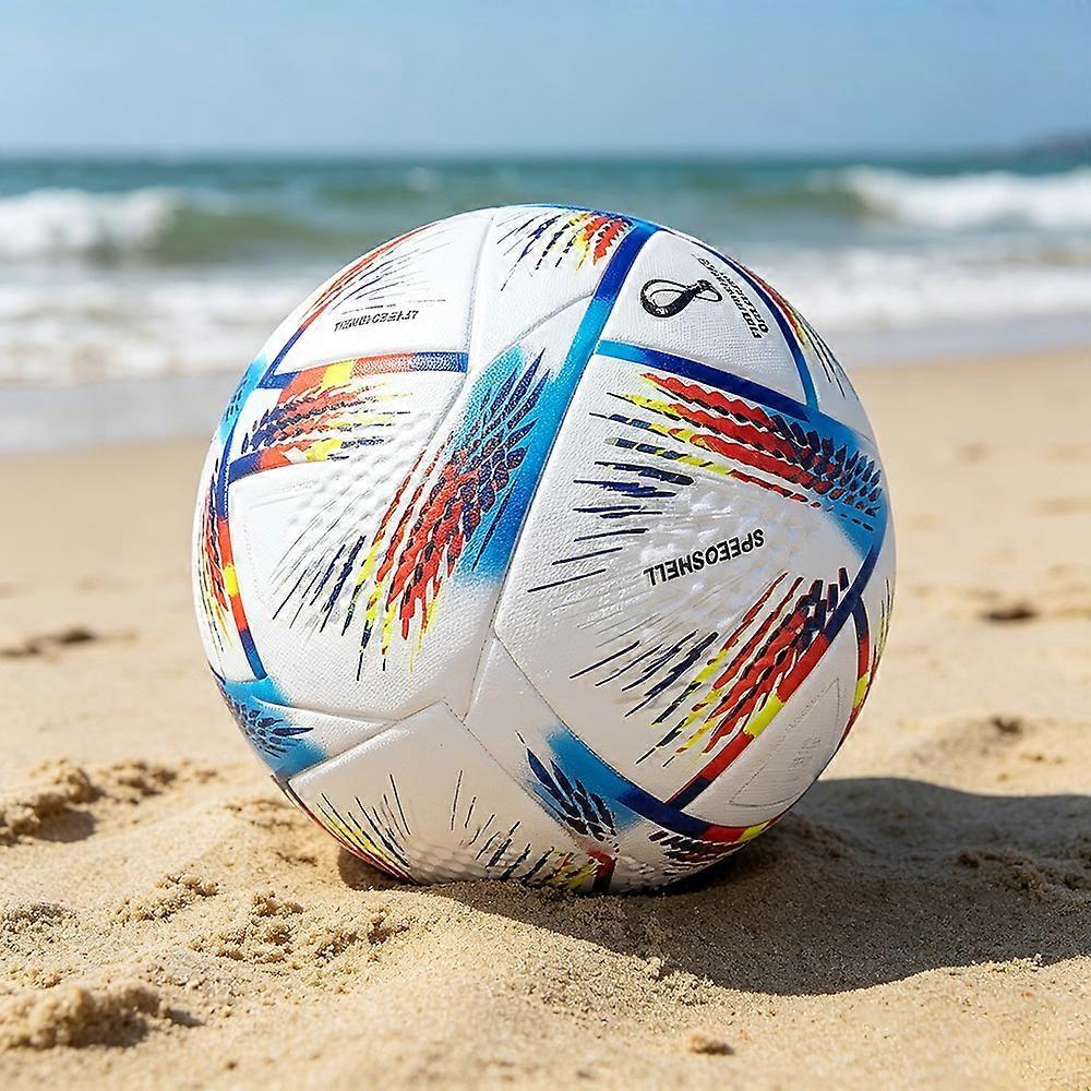 2022 Qatar Blue World Cup Soccer Ball for Training and As a Gift