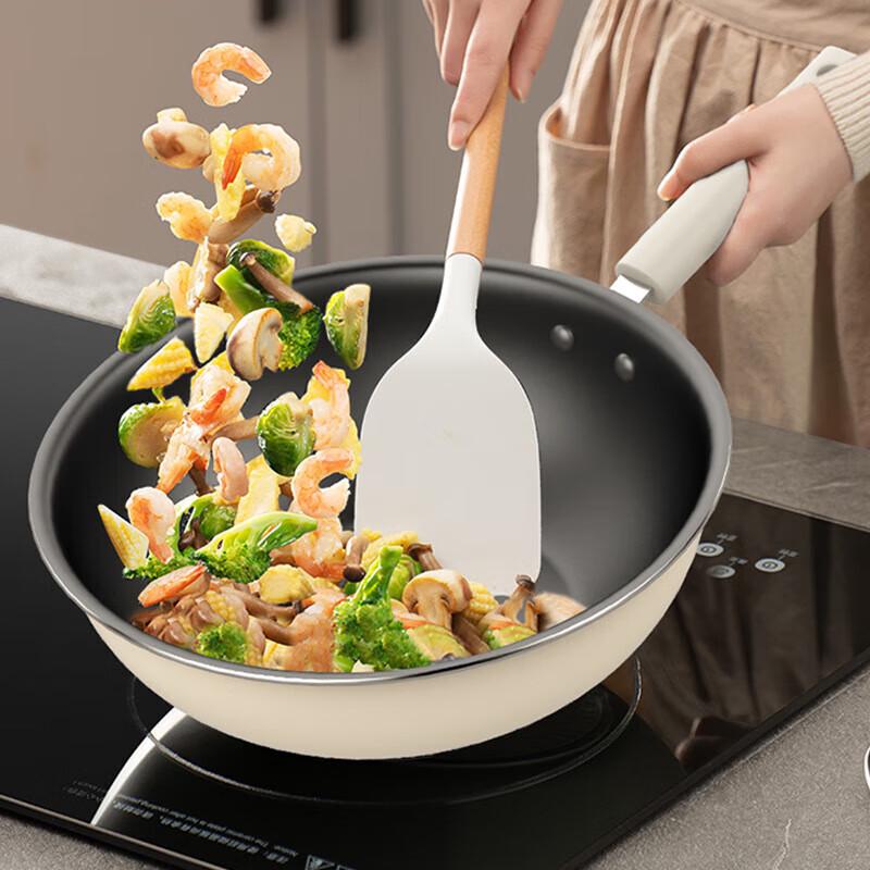 SUPOR 32cm Anti-Bacterial Non-stick Wok