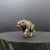 Retro Brass Armor Battle Tiger Office Desktop Brass Ornament Antique Model Tiger Ornament Creative Gift Home Decoration