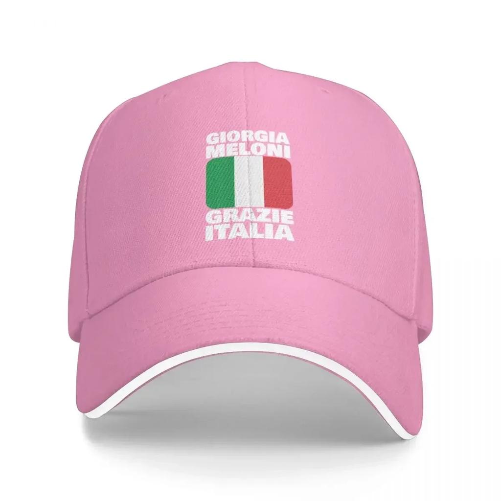 Giorgia Meloni Grazie Italia Italian Prime Minister Fratelly dItalia Cap Baseball Cap Caps Beach Cap Women Unisex's