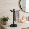 Universal Application Freestanding Steel Towel Rack Spacious Towel Brackets for Bathroom Strong Build Any Decors