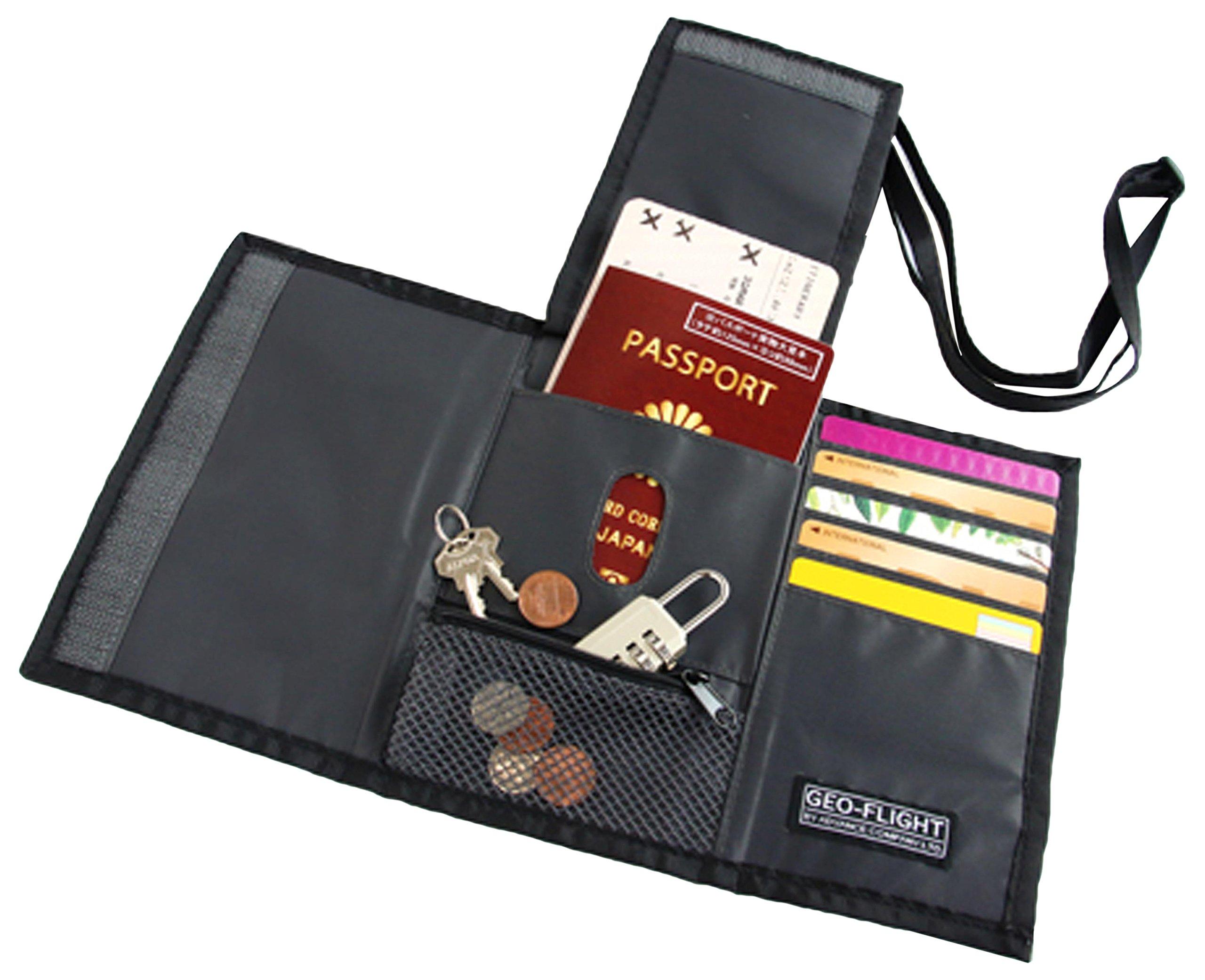 

Vanguard GEO FLIGHT Дорожный шейный слинг Чехол для паспорта Шейный держатель Сумка Кошелек чёрный