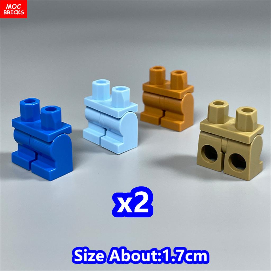 Ungiftig 8 Stück Moc Steine 17mm Hose Bewegliche Kurze Beine 970Cm00 Körperteil Tragen Modell Actionfigur Zusammenbauen Bausteine Spielzeug Geschenke