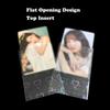 50Pcs 65*90MM Little Stars Laser Flashing Card Sleeves Protector Clear Protector Cards Photocard Protector Film