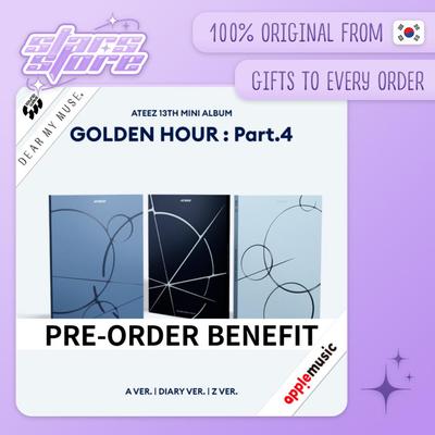 (PRE-ORDER BENEFIT) ATEEZ - 13th Mini Album [GOLDEN HOUR : Part.4]