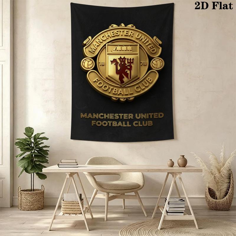 Manchester Football Club Crest Bedding 1 Duvet Cover 2 Pillowcase Without Core Bedding Set Soft And Comfortable Christmas Birthday Gift