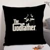 Classic Movie GGodfather Cushion Cover Natural Linen Organic Fabric DoubleSided Printing Sofa Home Decor Gift Pillow Case