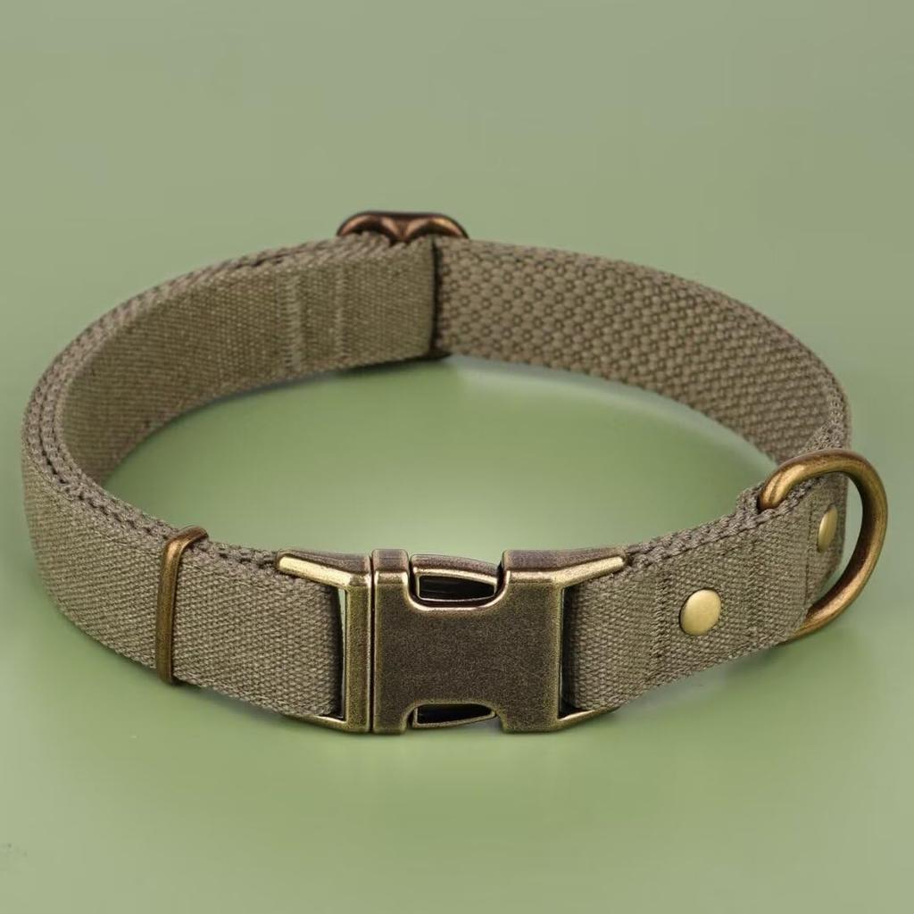 PET ARTIST Dog Collar for Large Dogs, Soft Padded Premium Nylon Dog Collar with Quick Release Metal Buckle, Durable & Adjustable Pet Collars for Boy