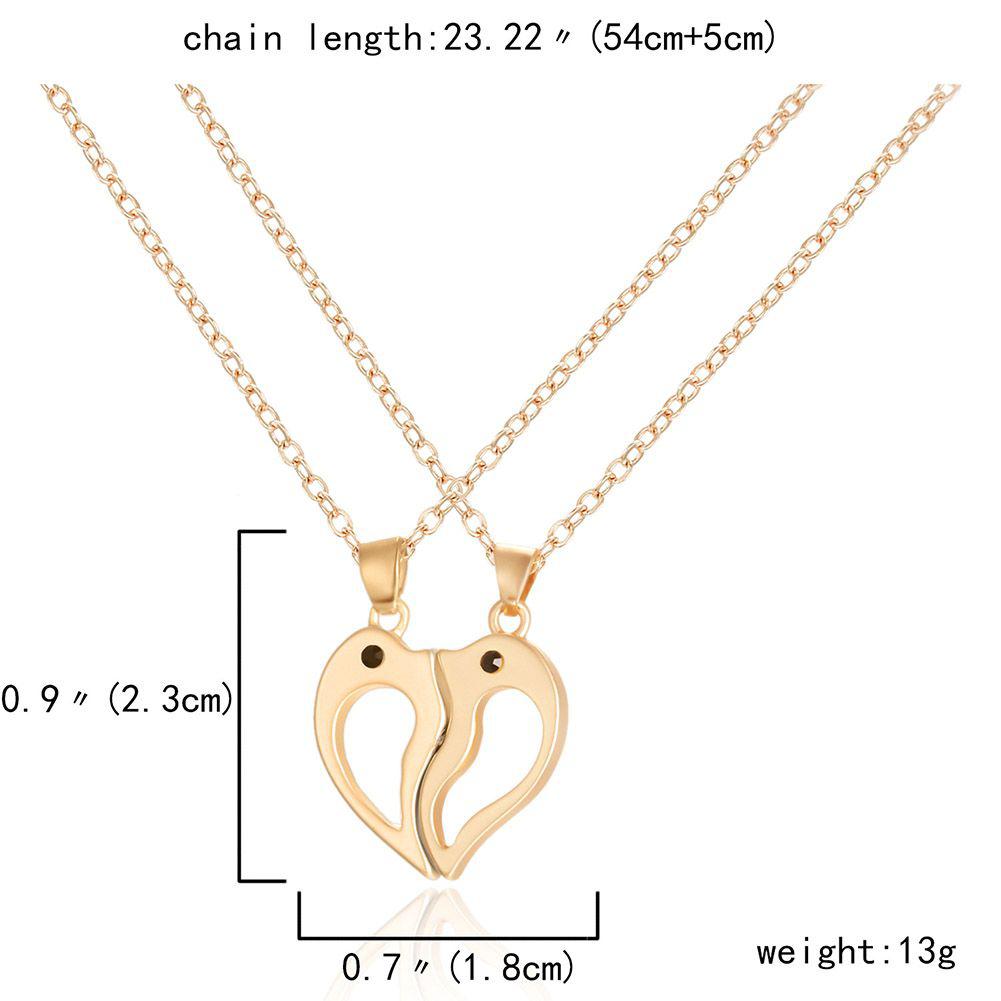 Buy Pendant Necklaces for Couple Two 