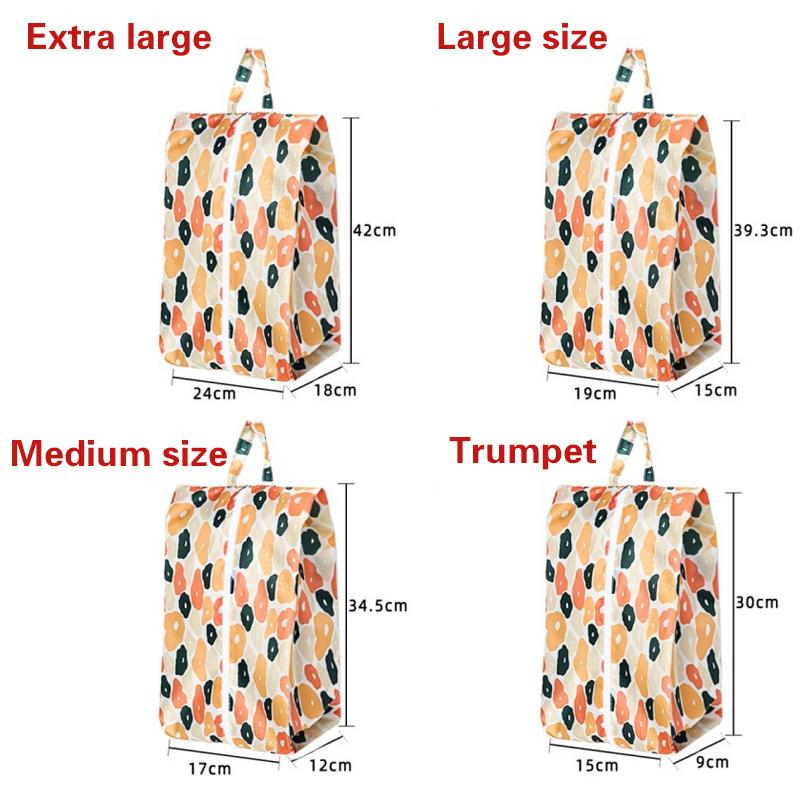 Shoe Storage Bag Waterproof And Dust-Proof Nylon Fabric With Strong Zipper Suitable For Men And Women Travel Home Storage Bag