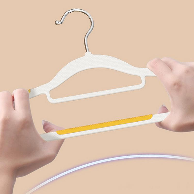 10Pcs Plastic Hanger Non-Marking Non-Slip Hanger Protective Clothes Anti-Shoulder Corner Drying Clothes, Hanging Clothes