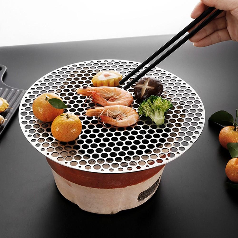

Grill Net Round 304 Stainless Steel BBQ Net Barbecue Accessories Grill Mesh 18CM