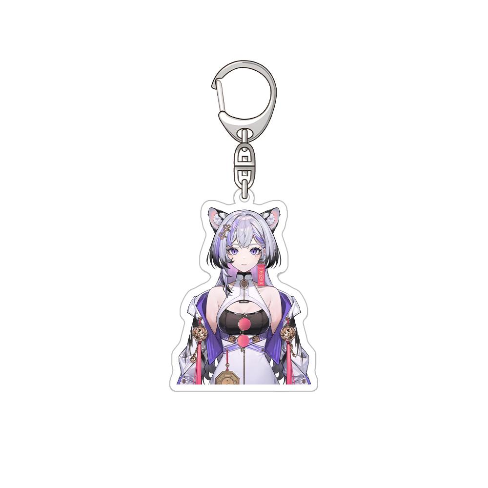Nijisanji Aza Michiya Kouichi Inochi Urushiha Hunger Mikoto Miki Kioi Kima Tabbiito HD Acrylic Keychain Bag pendant anime goods