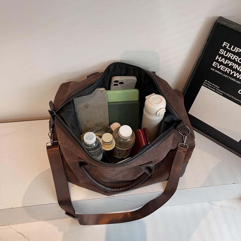 Short Trip Large Bag Shoulder Portable Large Capacity Commute Business Travel Boarding Bag Duffel Bag Lightweight Sports Fitness Bag