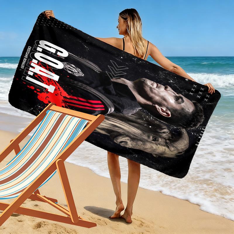 Dynamic Soccer Action beach towel soft beach quick-drying swim towel swim seaside beach towel Fashion printing beach