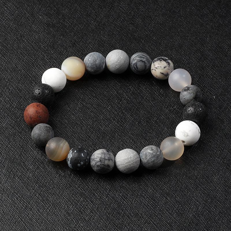 Universe Galaxy Eight Planets Bracelets Solar System Guardian Star Natural Stone Beads Bangles for Women Jewelry Drop Shipping