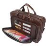 Jiameida Men's Large Capacity Genuine Leather Briefcase & Business Laptop Bag