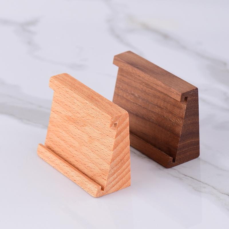 70X40Mm Wood Price Label Tags Table Number Name Card Menu Holder Acrylic Sign Display Stand