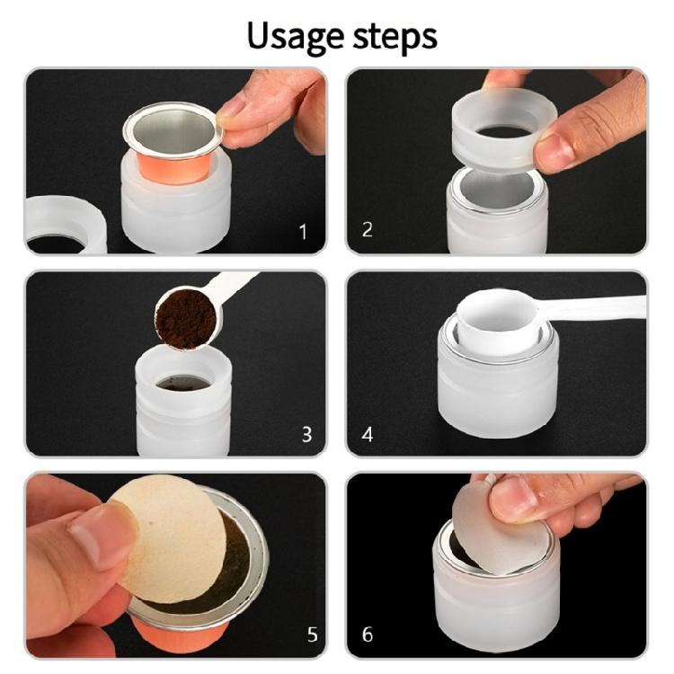 Macchina per Capsule di Caffè in Pellicola di Alluminio a Riempimento Rapido Strumento Manuale a Pressione Per Baristi Casalinghi Adattabilità a Macchine Multiple
