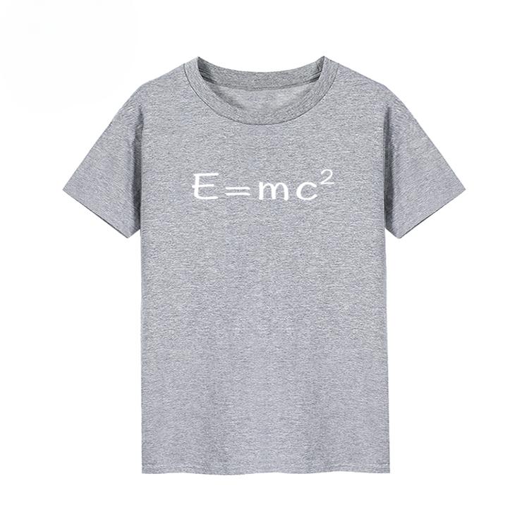 Tricou Grafic Nou E=MC2 Relativitate Imprimat pentru Bărbați și Femei Tricou cu Mânecă Scurtă Calitate Înaltă Streetwear Harajuku