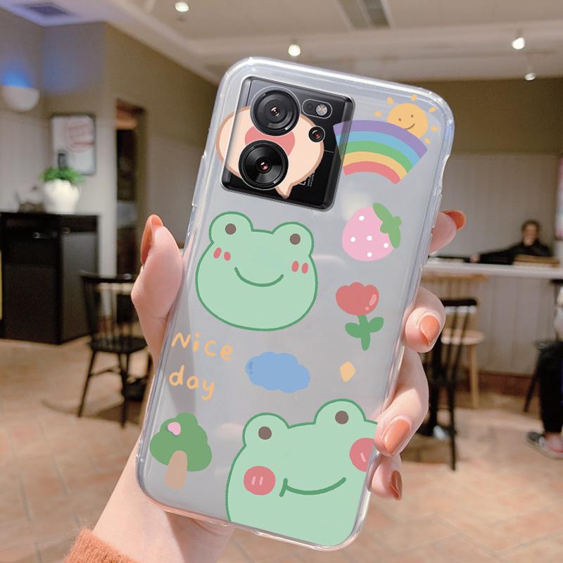 

Fundas For Xiaomi 13T Coque 13T Pro Back Cover TPU Soft Silicone Cute Cat Cartoon Painted Protective For Xiaomi 13 T Pro Case Xiaomi 13T