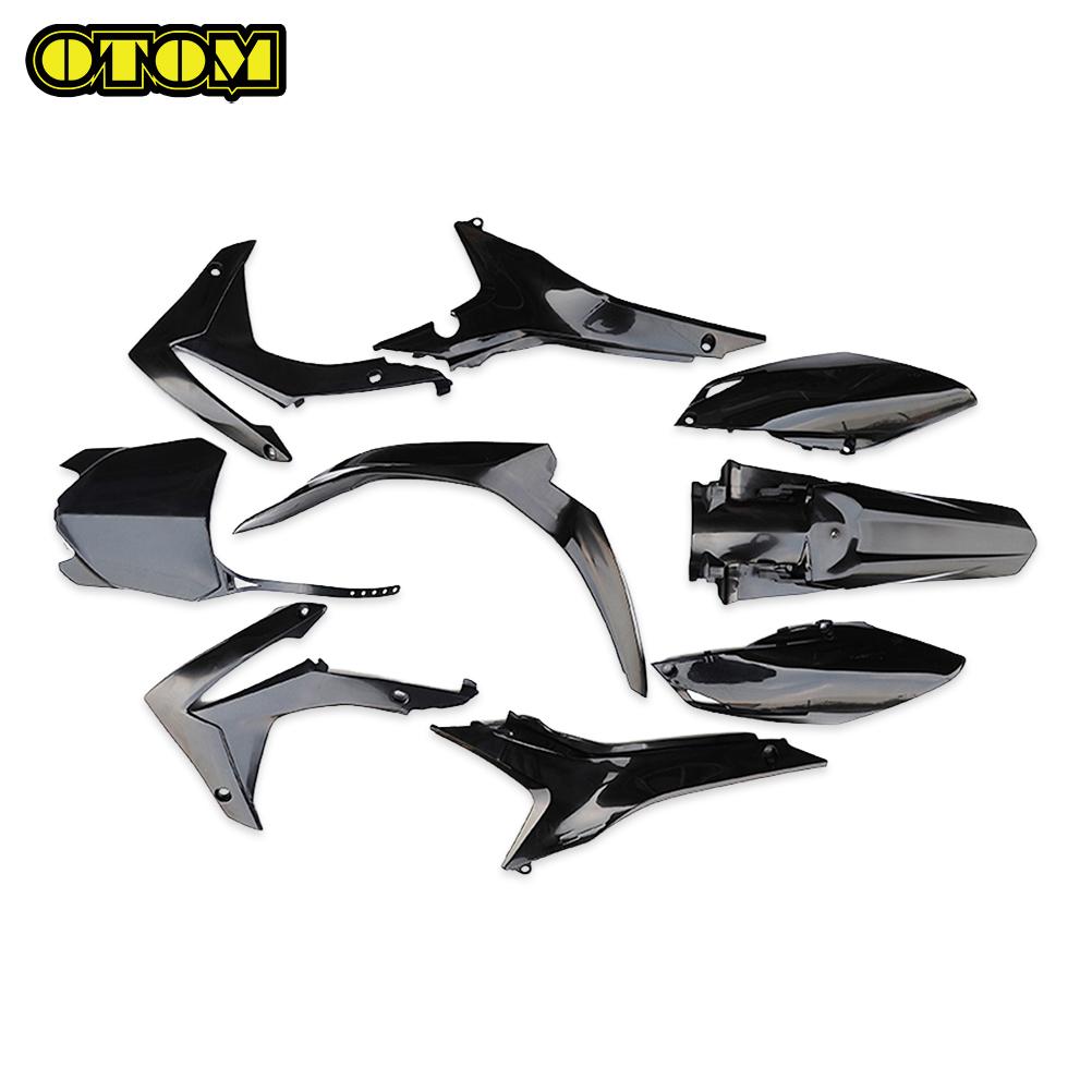 Motorcycle For HONDA Front Number Plate Rear Fender Side Panel Mudguard Fuel Tank Guard Body Fairing Cover CRF250R CRF450R Bikes