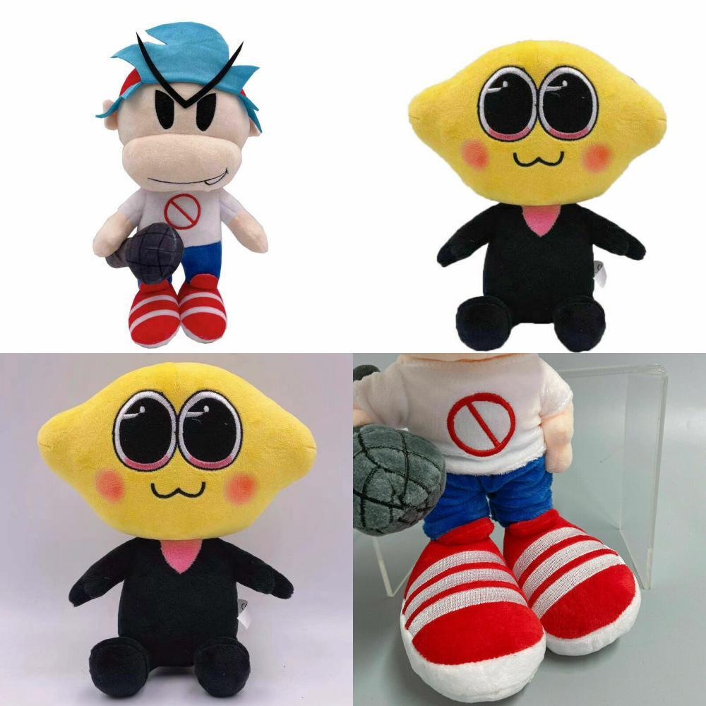Friday Night Funkin Plush Toy Adorably Soft Fnf Whitty And Boyfriend Lemon Demon Doll For Kids