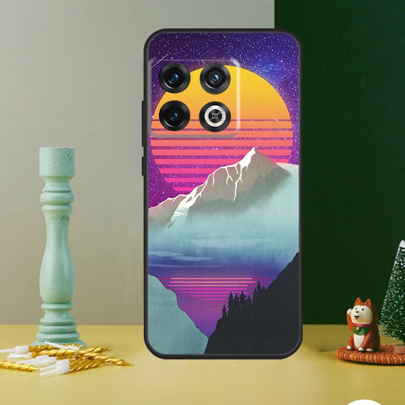 Neon Retrowave 80s Vintage Art Phone Case For OnePlus 13 12 11 9 10 Pro 13R 12R 8T 9RT 10T 10R Nord 4 CE 2 3 Lite N20 N30
