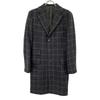 L.B.M.1911 Black 5636 Wool Chester Coat Coat M Dark grayUsed