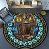 Music Nature Harmony Round Area Rug Under Office Chairs Bedroom Living Room Home Decor