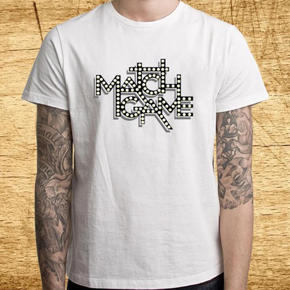 Match Game Show Men s White Size S-5XL M