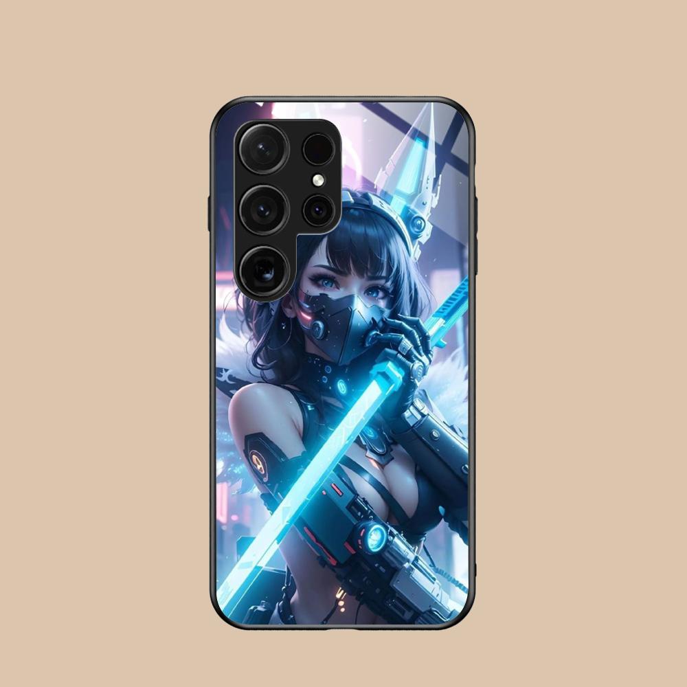 Anime-Mädchen Handyhülle für Samsung Galaxy S26 S25 S24 S23 S22 S21 S20 Note20 Plus FE Ultra Glas Bunte Hülle