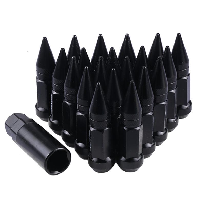 M14/M12 Racing Steel Wheels Lug Nuts With Spike Extended Tuner Nut For Wheels Rims 80mm 20 pieces /set M14x1.5