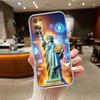 Statue of Liberty Phone Case for Motorola Edge 20 30 S30 40 50 Fusion Lite Plus Pro Ultra Neo One Action Zoom Hyper Power Macro Vision