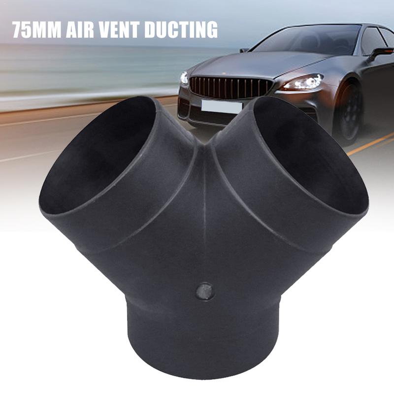 

75mm Plastic Air Vent Ducting Y Piece Elbow Pipe Outlet Exhaust Connector For Air For Diesels Parking Heater Parts spain