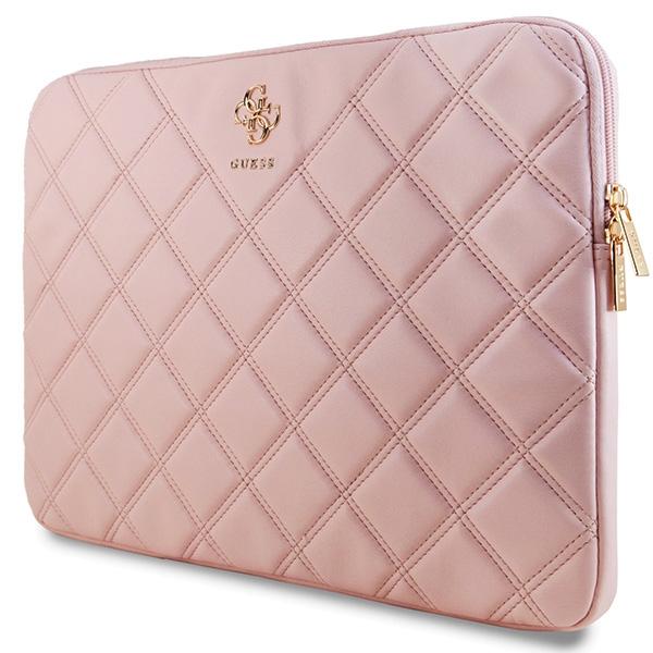 Guess Sleeve Gucs16Zpsqssgp 16Różowy/Pink Quilted 4G