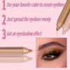 CMAADU 12pcs Waterproof Eyeliner Pencil Set - Sweat-Resistant, Transfer-Proof, Shimmering Multi-Color Eyeshadow & Highlighter Kit for Beginners