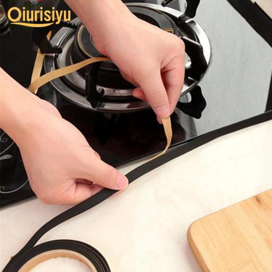 Self-adhesive Seal Strip Kitchen Door Window Gas Stove Sink Basin Edge Trim Happy Living