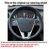Hand Sewing Car Steering Wheel Cover For Volvo S80 S80L S60 S60L XC60 V60 V70