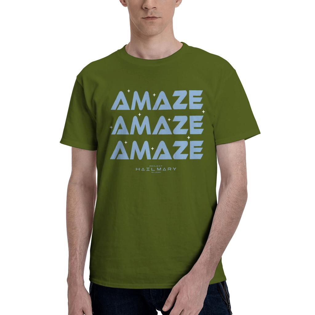 Custom Project Hail Mary T Shirts Unisex Shortsleeve Ryland Grace Movie Tshirts Casual Tee Tops Pure Cotton