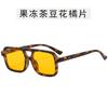 European American Style Sun Glasses for Women Square Shape Double Bridge Sunglasses Women Travelling Hiking Man Sunglass