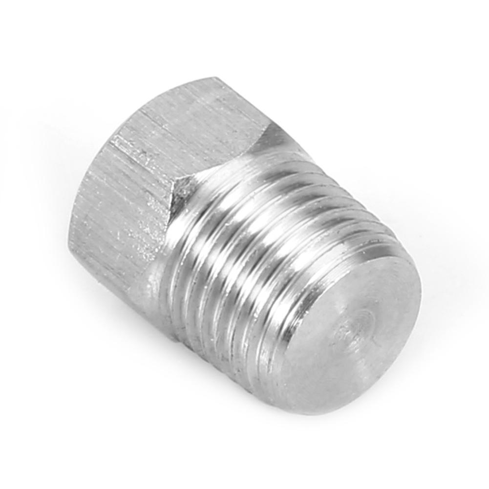 Male Thread Stainless Steel Pipe Countersunk Plug Hex Head Socket Pipe Fittings(PT1 8 2PCS)