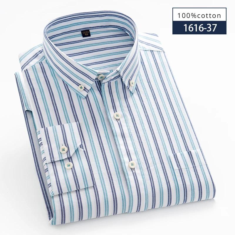 New in shirt hight quality 100%cotton oxford long-sleeve shirts for men slim fit formal shirt soft office elegants white clothes