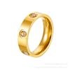 Korean Titanium Steel Trendy Niche Design Women's Fashion Index Finger Couple Ring